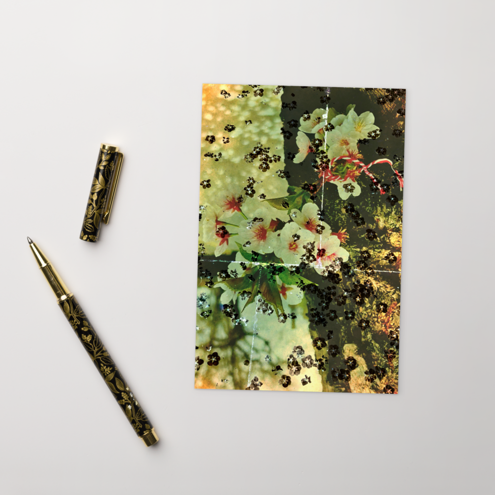 Sakura Cherry Blossom Greeting Card / Postcard