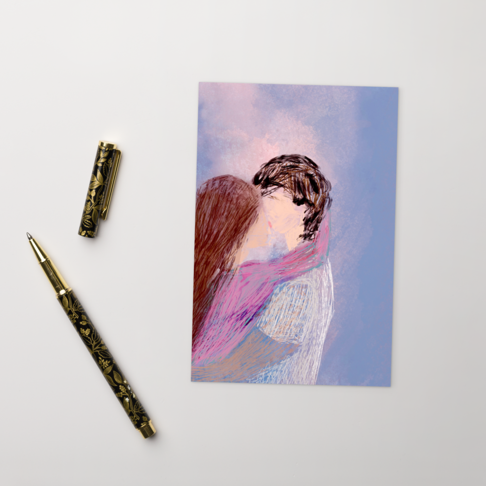 "First Love" Greeting Card / Postcard