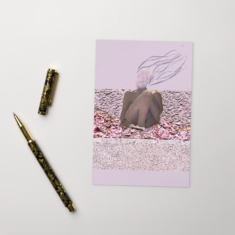 Healing Woman Card Greeting / Postcard