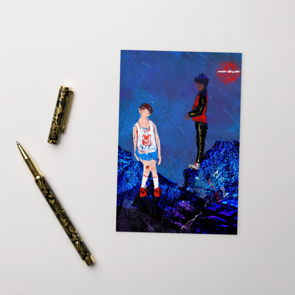 Urban Childhood Illustration Card / Postcard