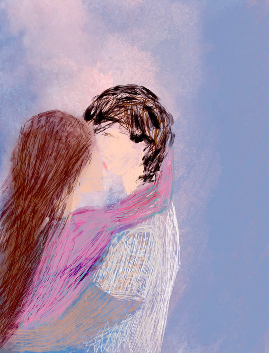 "First Love" Greeting Card / Postcard