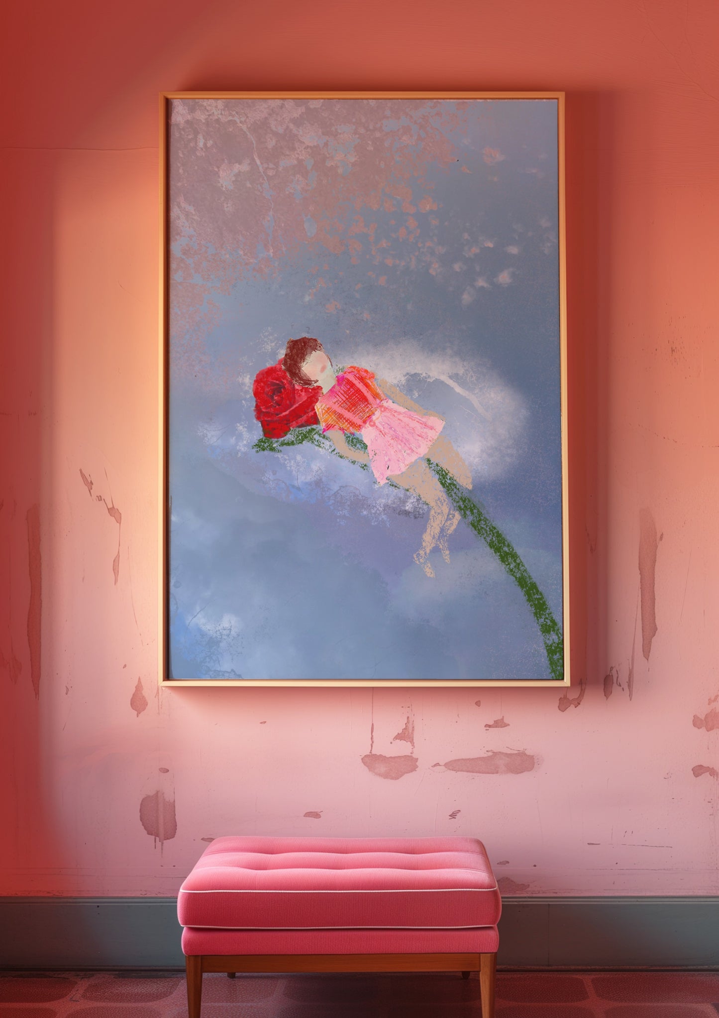 Dreamy Pink Feminine Wall Art