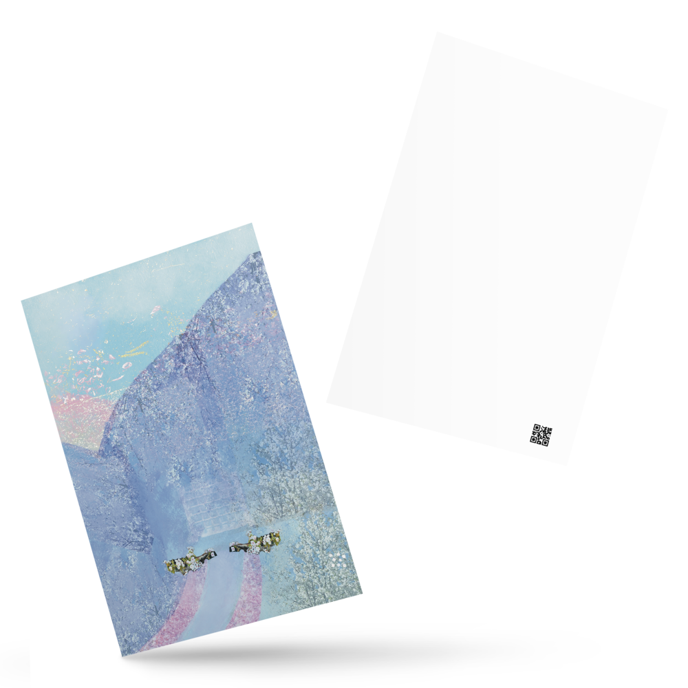 Ethereal Whispering Trees Greeting Card/Postcard
