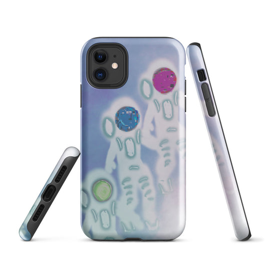 Whimsical Astronaut iPhone Case – Dreamy Galaxy Phone Cover